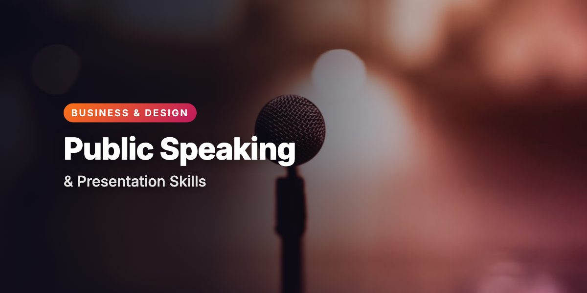 Public Speaking & Presentation Skills Masterclass
